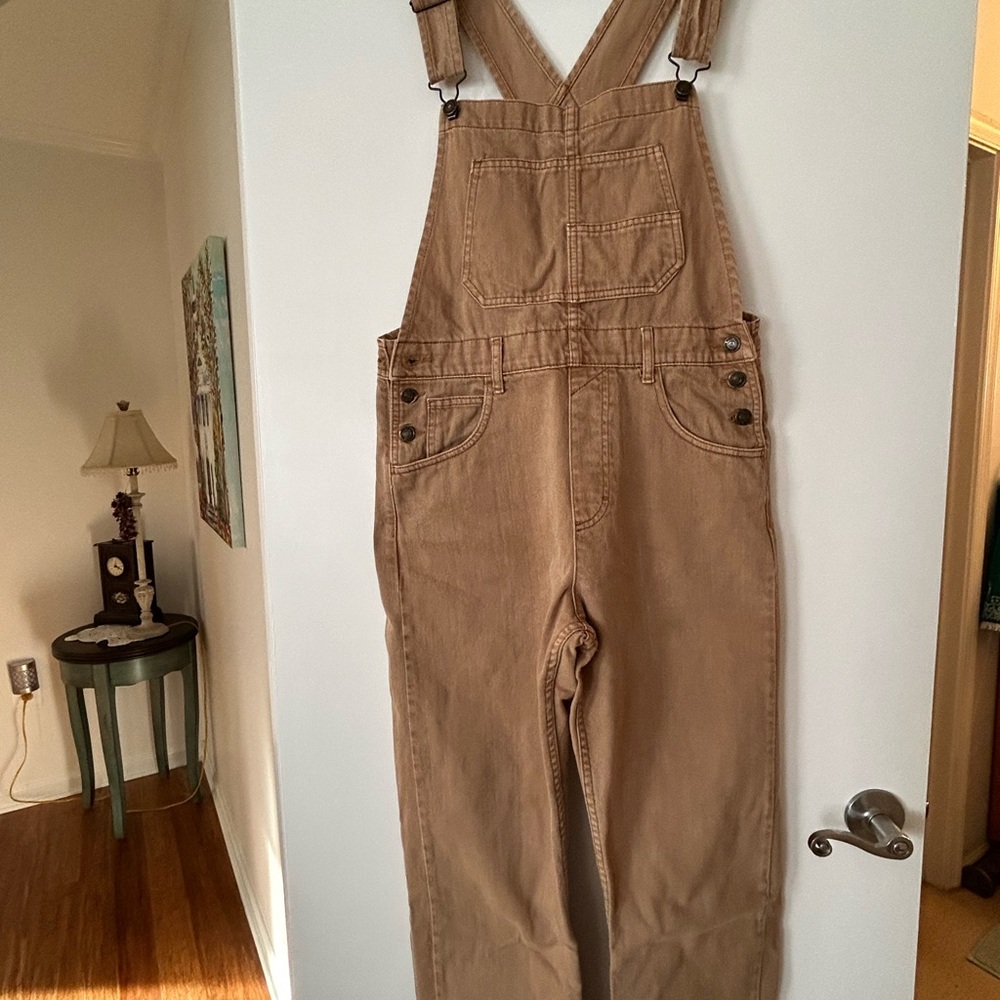 Free People Tan Jumpsuit